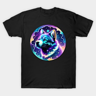 Dog Galaxy Cute Kawaii Dog Lovers Dog Mom Gift T-Shirt